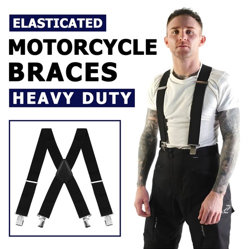 Bretelle moto uomo nero - uomo,