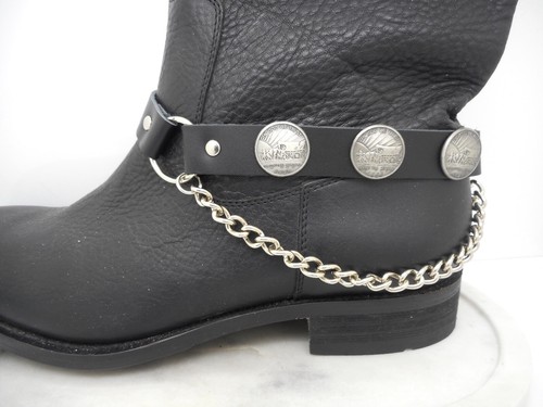 Cinturini stivali biker vera